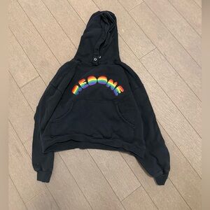 Re/Done Black Hoodie